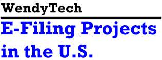 E-Filing Projects in the U.S.